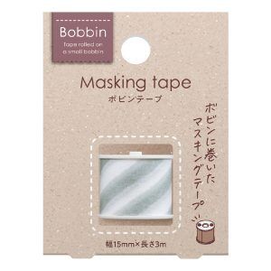 KOKUYO | BOBBIN Masking Tape - Stripe Gray