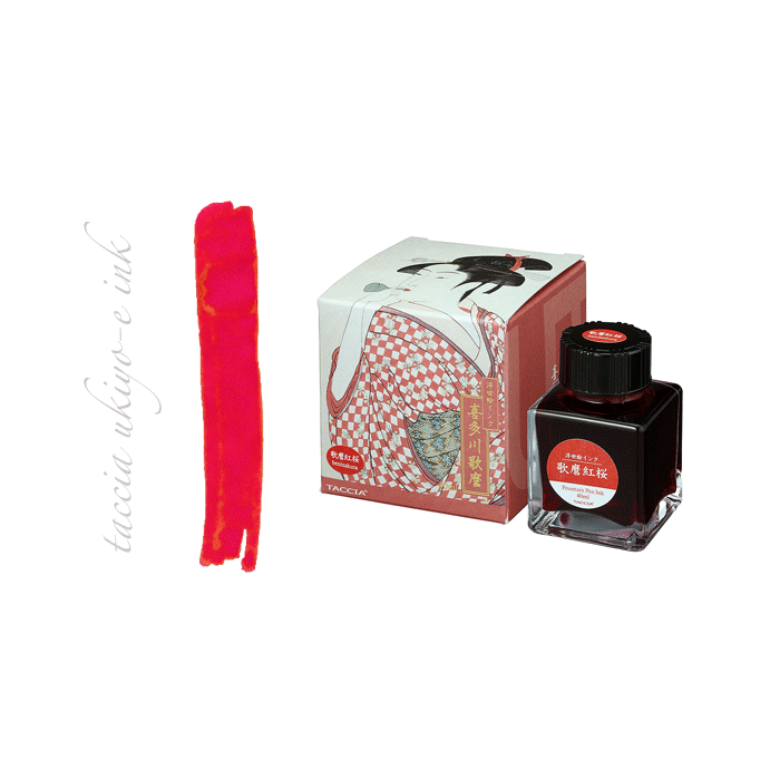 Taccia | UKIYO-E Tintero Vidrio 40 ml - Utamaro - Benizakura