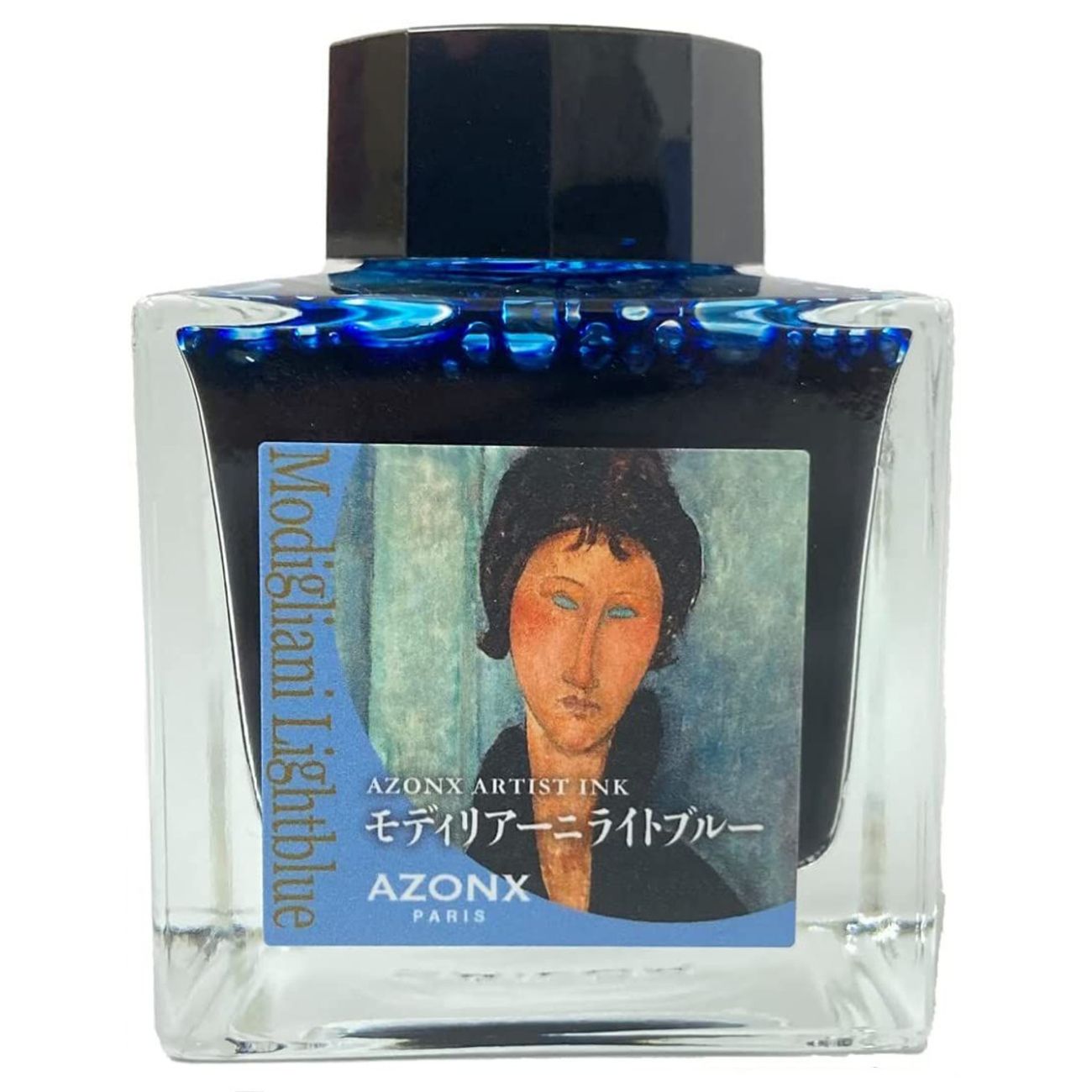 AZONX | Tintero cristal 50ml AX-8884 - Modigliani Light Blue