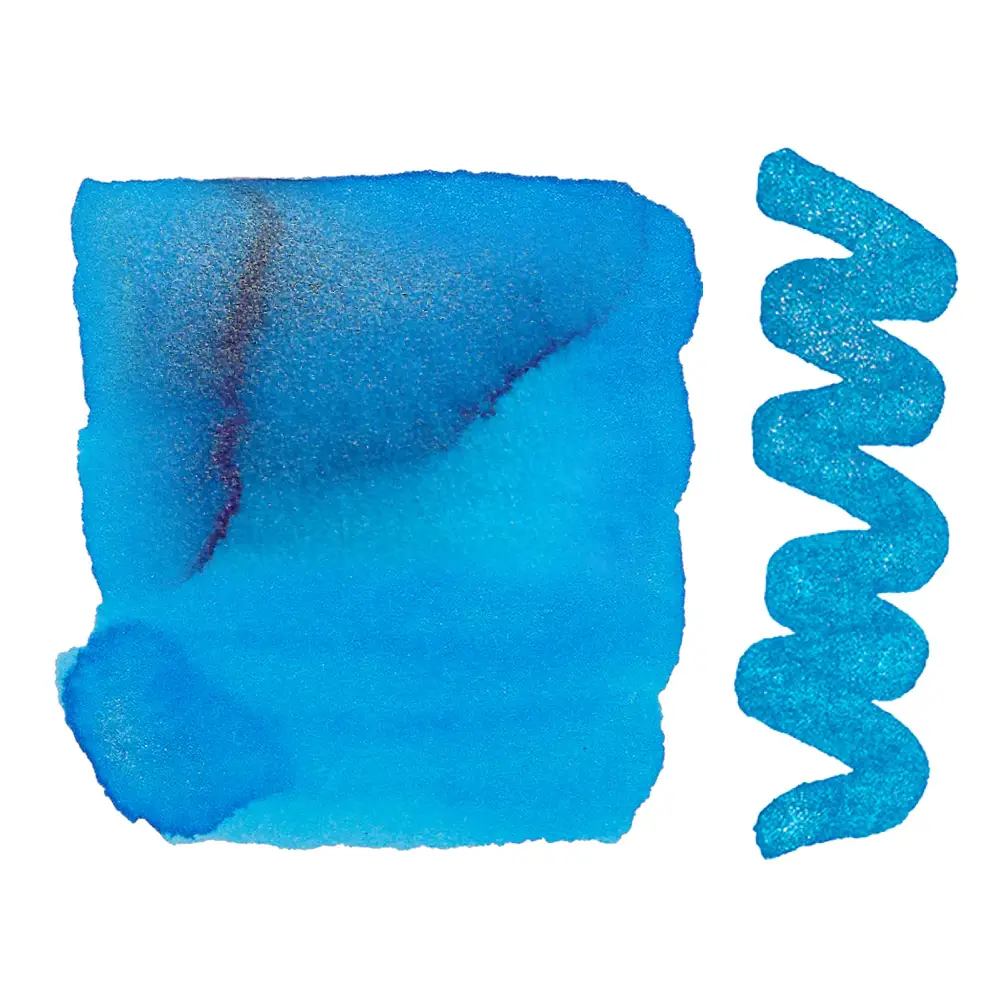 Diamine | Tintero Vidrio 50 ml - Shimmering Blue lightning