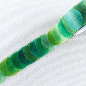 KAMIO JAPAN | Rollo 120 Pegatinas Masking - Verde
