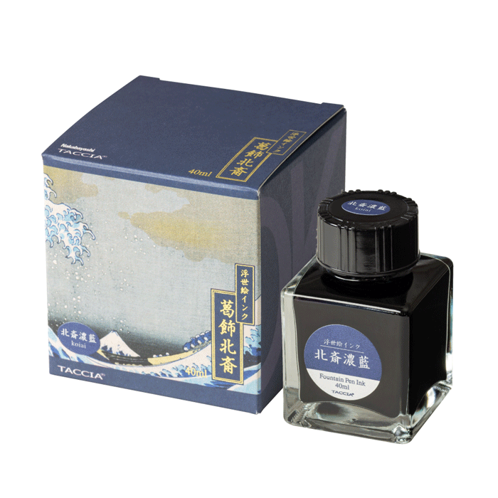 Taccia | UKIYO-E Tintero Vidrio 40 ml - Hokusai - Koiai