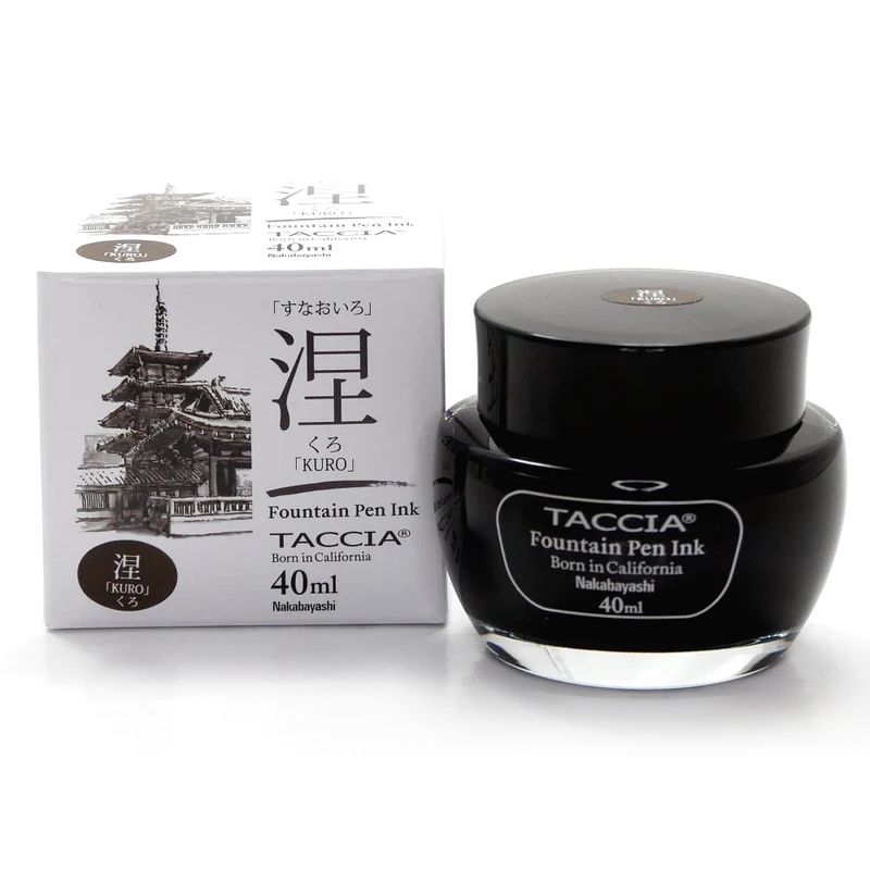Taccia | SUNAO-IRO Tintero Vidrio 40 ml - Kuro
