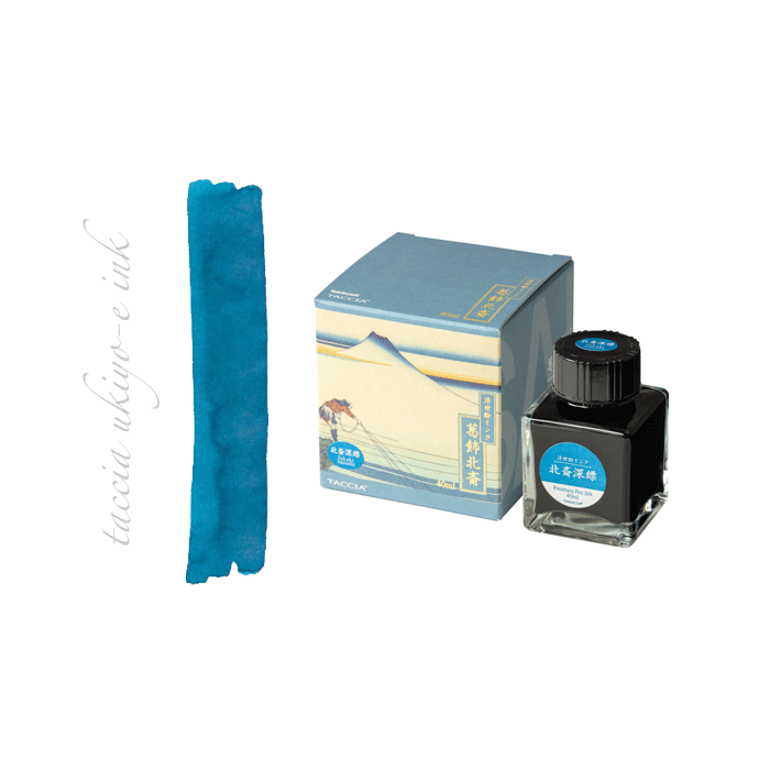 Taccia | UKIYO-E Tintero Vidrio 40 ml - Hokusai - Fukakihanada