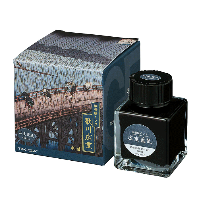 Taccia | UKIYO-E Tintero Vidrio 40 ml - Hiroshigue - Ainezu