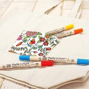 KURETAKE | Pack 6 Rotuladores para Tela ZIG FABRICOLOR Twin - B