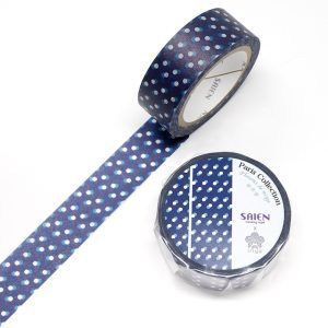 SAIEN | Washi Tape 15 mm x 7 m PARIS - Flocons de neige