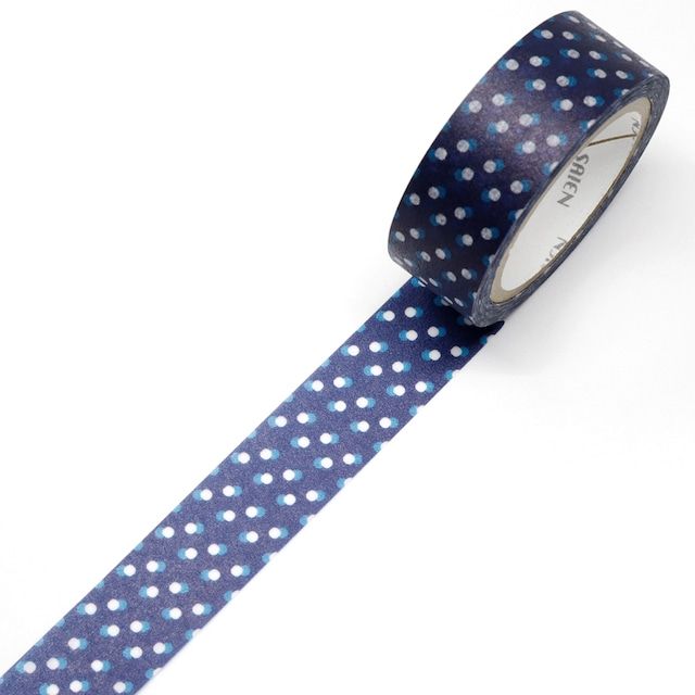 SAIEN | Washi Tape 15 mm x 7 m PARIS - Flocons de neige - Imagen 3