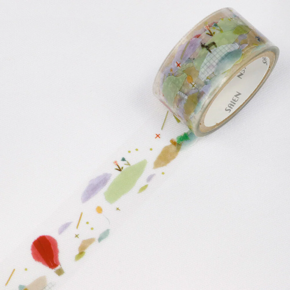 SAIEN | Masking Tape 20 mm x 3 m CLEAR - TAMURA - Kumonoue - Imagen 3