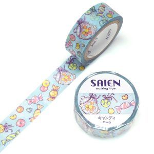 SAIEN | Masking Tape 15 mm x 7 m - Candy