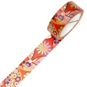 SAIEN | Washi Tape 15 mm x 7 m KIMONO - Yuu Cloisonne