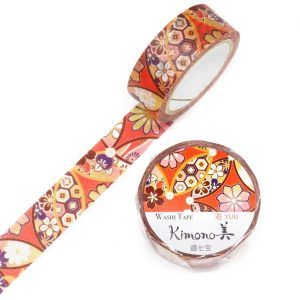 SAIEN | Washi Tape 15 mm x 7 m KIMONO - Yuu Cloisonne
