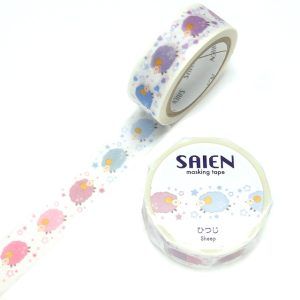 SAIEN | Masking Tape 15 mm x 7 m - Sheep