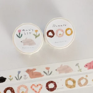 SAIEN | Washi Tape 20 mm x 7 m - TAMURA - Donuts