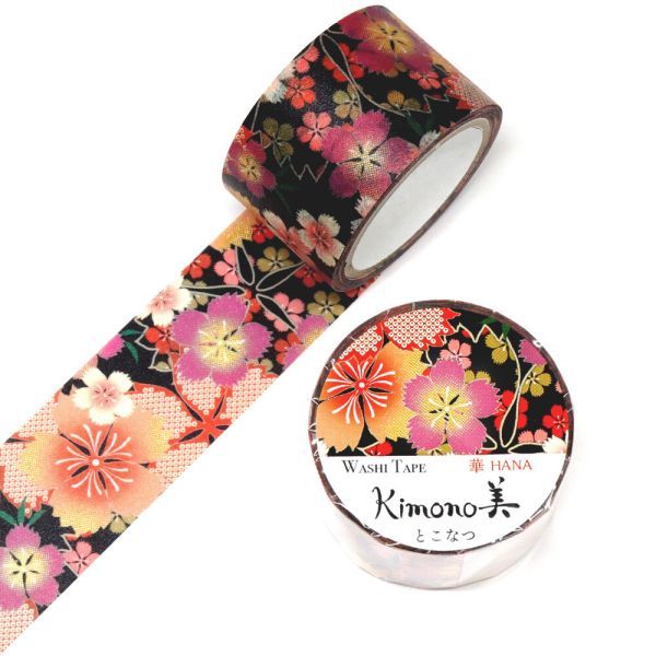 SAIEN | Washi Tape 25 mm x 5 m KIMONO - Hana Dianthus