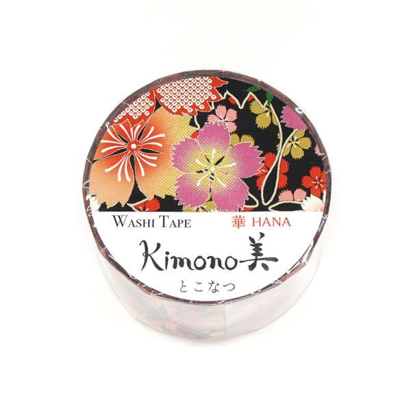 SAIEN | Washi Tape 25 mm x 5 m KIMONO - Hana Dianthus - Imagen 3