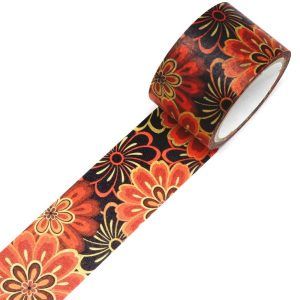 SAIEN | Washi Tape 25 mm x 5 m KIMONO - Yuu Vivid Chrysanthemum