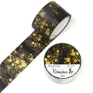 SAIEN | Washi Tape 25 mm x 5 m KIMONO - Zen Kirikane