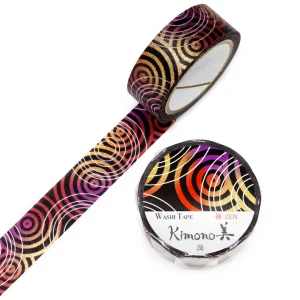 SAIEN | Washi Tape 15 mm x 7 m KIMONO - Zen Swirl