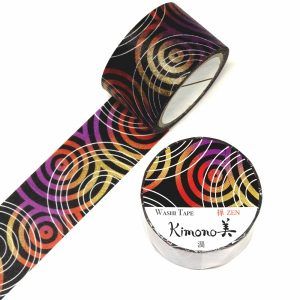SAIEN | Washi Tape 25 mm x 5 m KIMONO - Zen Swirl