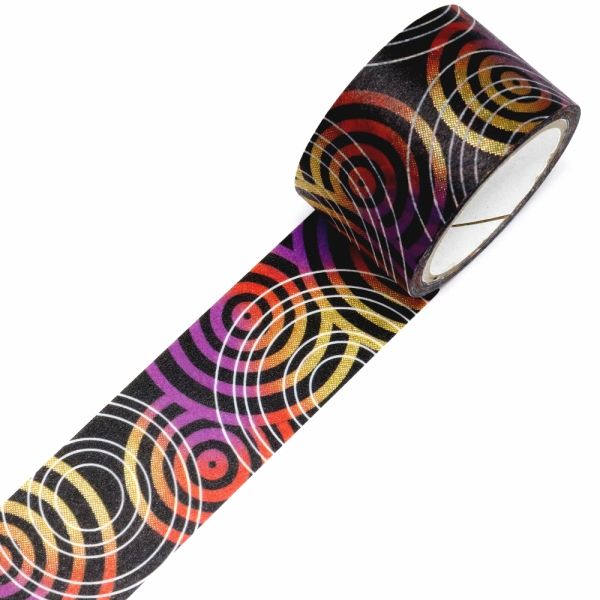 SAIEN | Washi Tape 25 mm x 5 m KIMONO - Zen Swirl - Imagen 2
