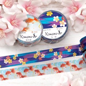 SAIEN | Washi Tape 25 mm x 5 m KIMONO - Yuu Arrow pattern