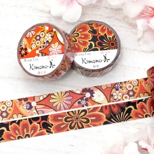SAIEN | Washi Tape 25 mm x 5 m KIMONO - Yuu Cloisonne