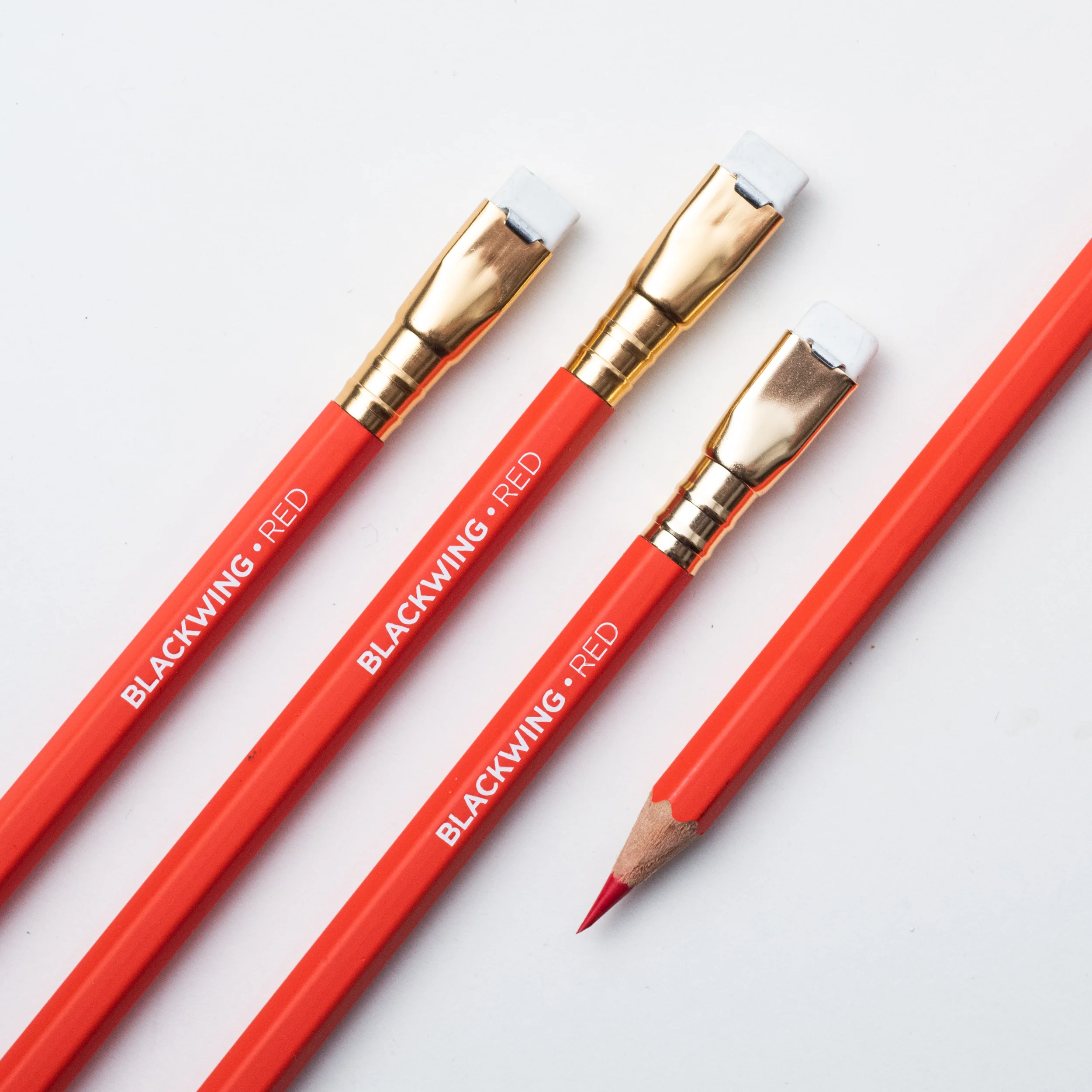 BLACKWING Red | Caja 4 Lápices - Mina Roja - Imagen 4
