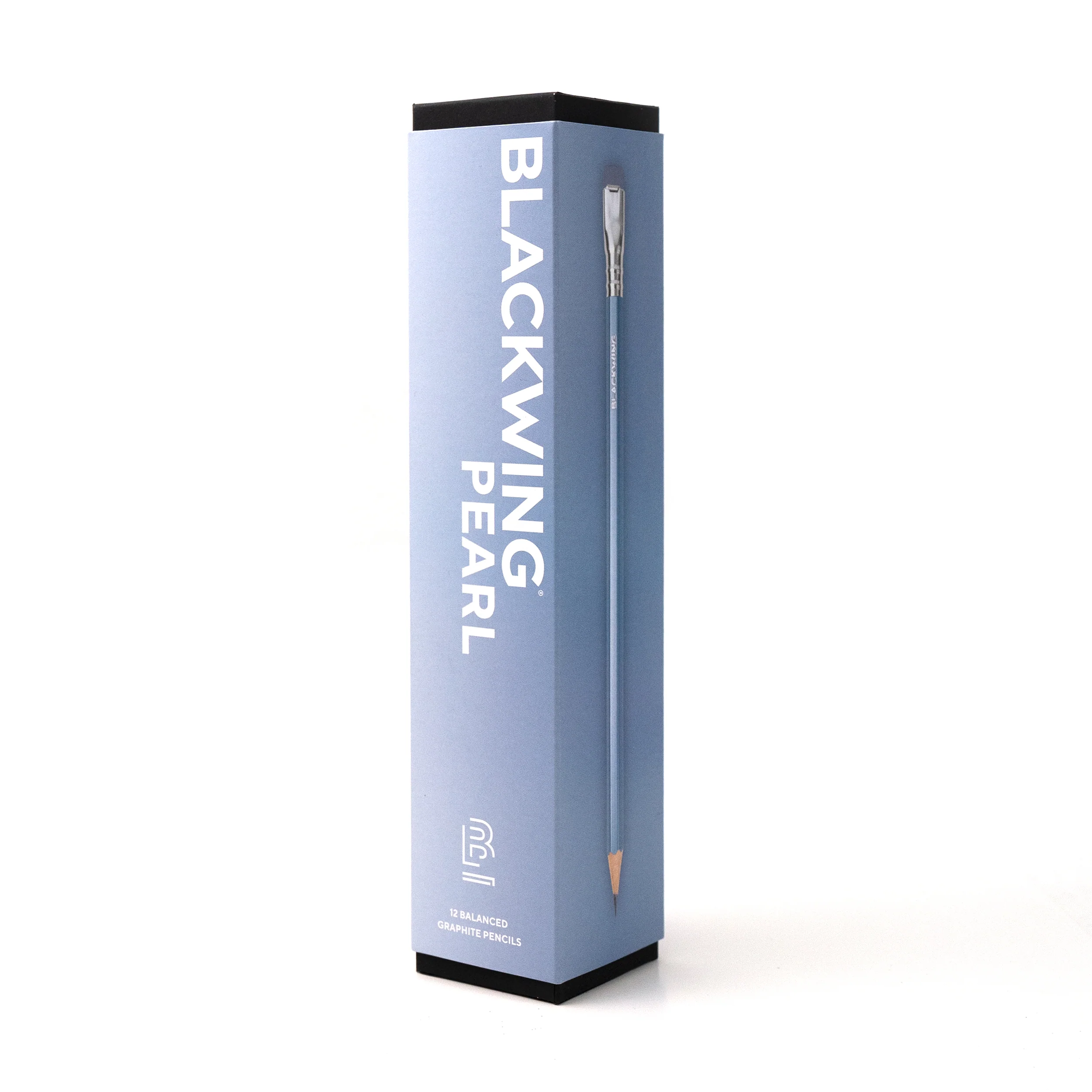 BLACKWING Pearl | Caja 12 Lápices - (Equilibrado - 3B) - Blue