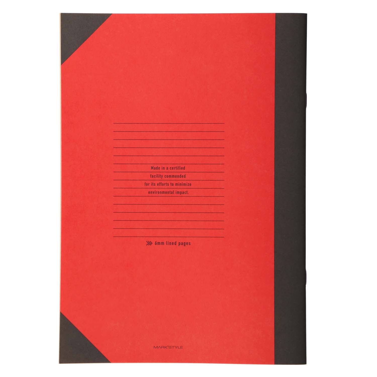 MARK'S Days | Cuaderno B5 Rayado Bamboo Paper – Red - Imagen 2