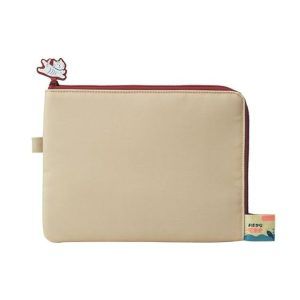 LIHIT LAB | Estuche A5 Flat Pouch - Cookie Beige