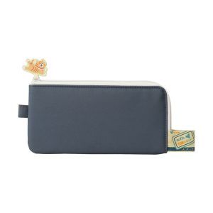 LIHIT LAB | Estuche Flat Pen Pouch - Charcoal black