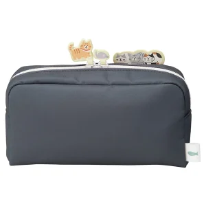 LIHIT LAB | Estuche grande Box Pen Pouch - Charcoal black