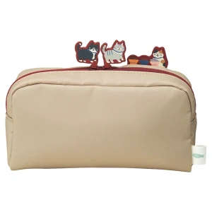 LIHIT LAB | Estuche grande Box Pen Pouch - Cookie beige