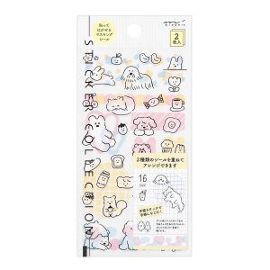 MIDORI | Pegatinas Sticker Collection 2 hojas - Cute motif