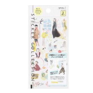 MIDORI | Pegatinas Sticker Collection 2 hojas - Fashion