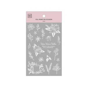 MU LIFESTYLE | Pegatinas transferibles foil (1 hoja) - Xmas 2002