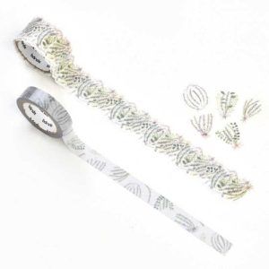 BANDE | 2 Rollos Pegatinas y Cinta Washi - Hana Kotoba - Romero