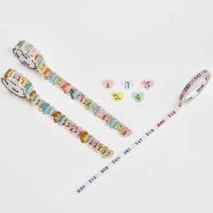 BANDE | 3 Rollos Pegatinas y Cinta Washi - Sweet days
