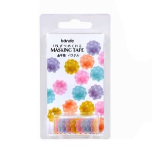BANDE | Rollo de Pegatinas Washi (150) - Confeito pastel