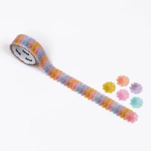 BANDE | Rollo de Pegatinas Washi (150) - Confeito pastel