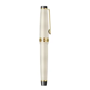 SAILOR | Pluma Estilográfica Pro Gear Slim - ORO 14 K - Shikiori Ivory Lame
