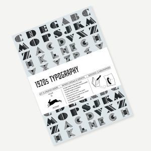 THE PEPIN PRESS | Libro 12 Pliegos Ilustrados 50x70 cm - 1920s Typography