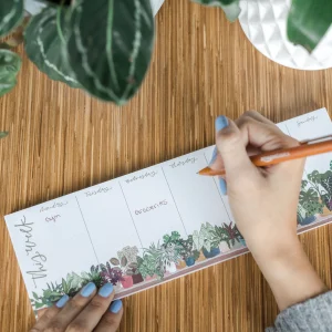 1CANOE2 | Planificador Semanal A4 (Slim) - Houseplants