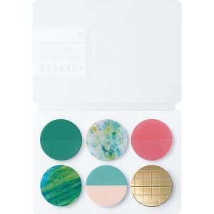 KING JIM | Pegatinas Coffret COSMETIC MOTIF - Circle Forest Green