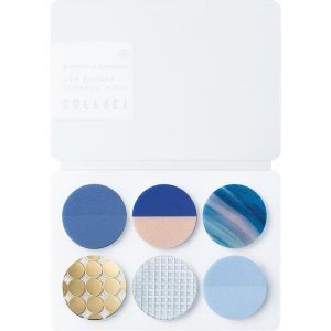 KING JIM | Pegatinas Coffret COSMETIC MOTIF - Circle Horizon Blue