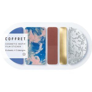 KING JIM | Pegatinas Coffret COSMETIC MOTIF - Round Horizon Blue