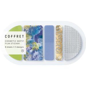 KING JIM | Pegatinas Coffret COSMETIC MOTIF - Round Chiffon Yellow