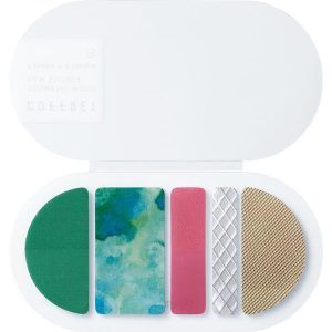 KING JIM | Pegatinas Coffret COSMETIC MOTIF - Round Forest green