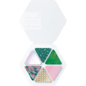 KING JIM | Pegatinas Coffret COSMETIC MOTIF - Triangle Forest green
